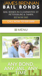 Mobile Screenshot of jamesbrennanbailbonds.com